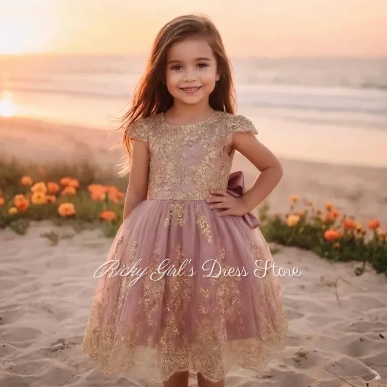 robes-de-princesse-roses-de-luxe-avec-appliques-en-dentelle-pour-filles-robes-de-demoiselles-d'honneur-personnalisees-robes-de-reine-pour-enfants-et-tout-petits-pour-concours-de-beaute