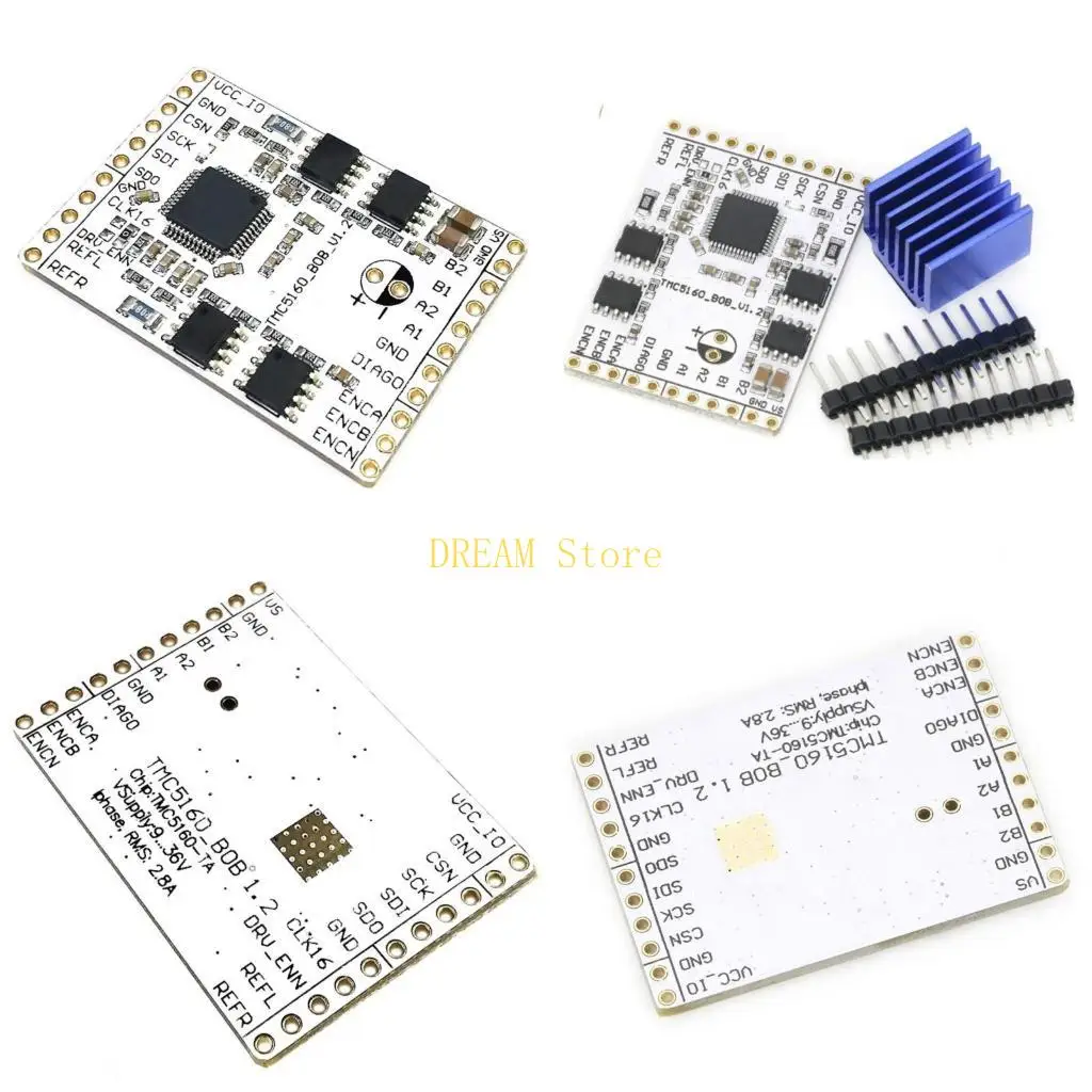 

Small Stepper Motor Driver Board TMC5160 BOB для автоматизации управления механизмом.