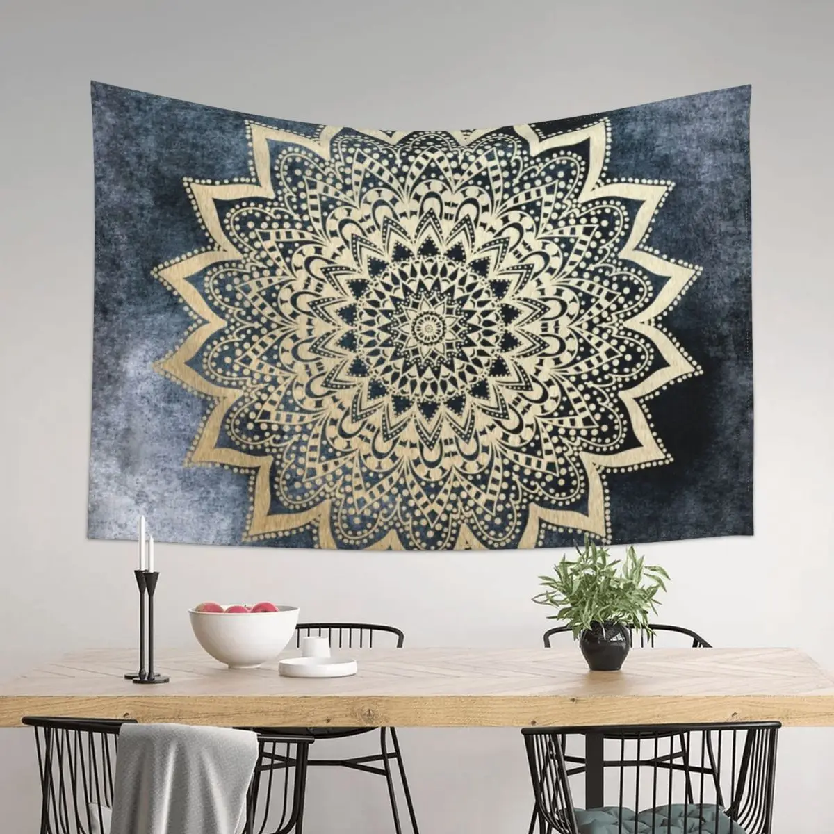

BOHO NIGHTS MANDALA Tapestry Wall Hanging Wall Decorations Decorative Wall Murals Tapestry