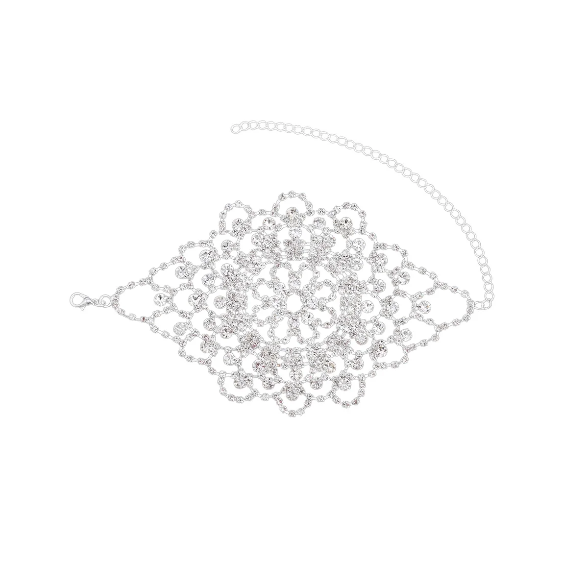 

1 Piece Bride Arm Chain for Women Elegant Shiny Alloy Wrap Bracelet Wedding Party Jewelry Gift Fashion Accessory