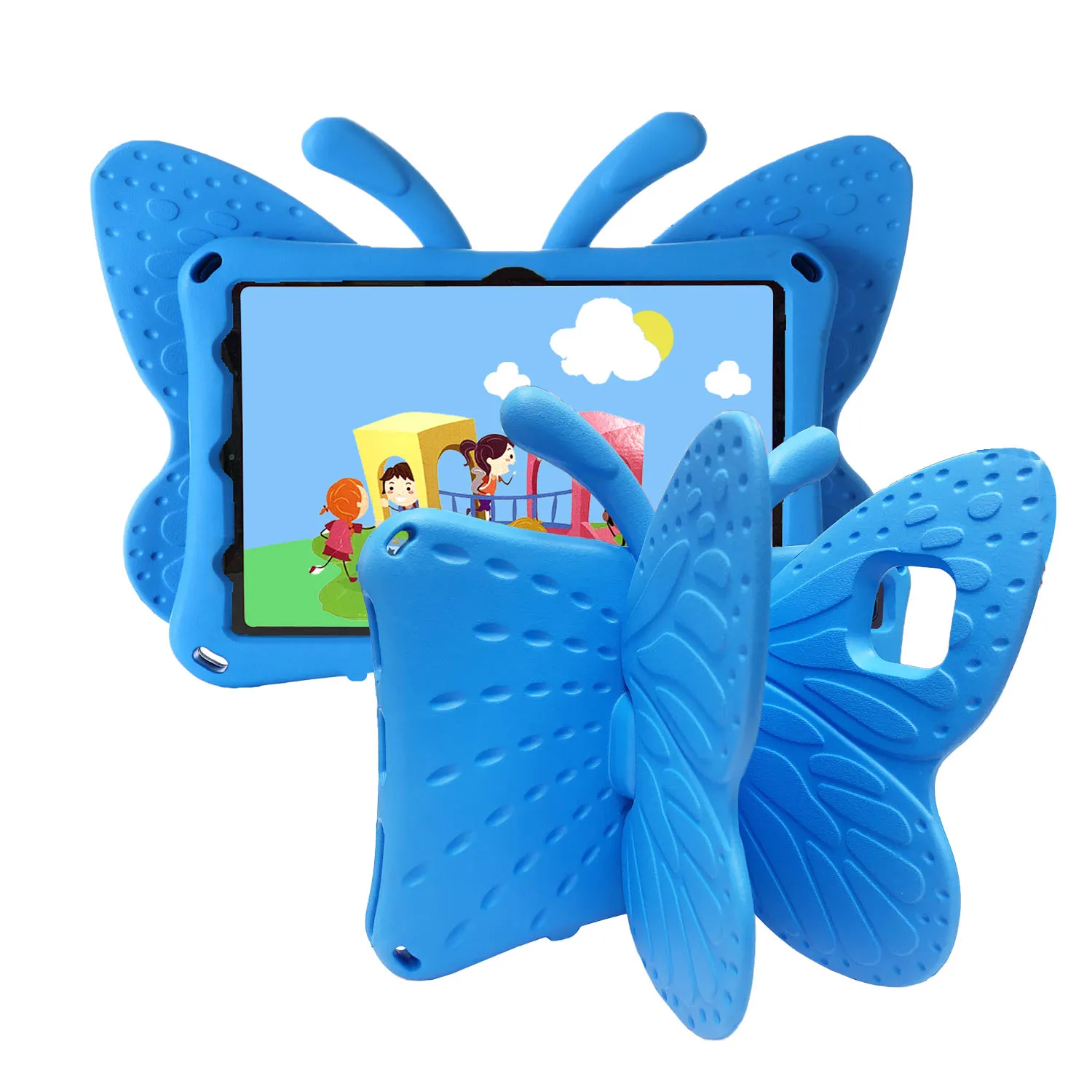 

Cute Cartoon 3D Butterfly Tablet Case for Teclast M40 M40 Pro P20 HD 10.1 inch Kids Funda EVA Stand Cover Folding Wings Funny