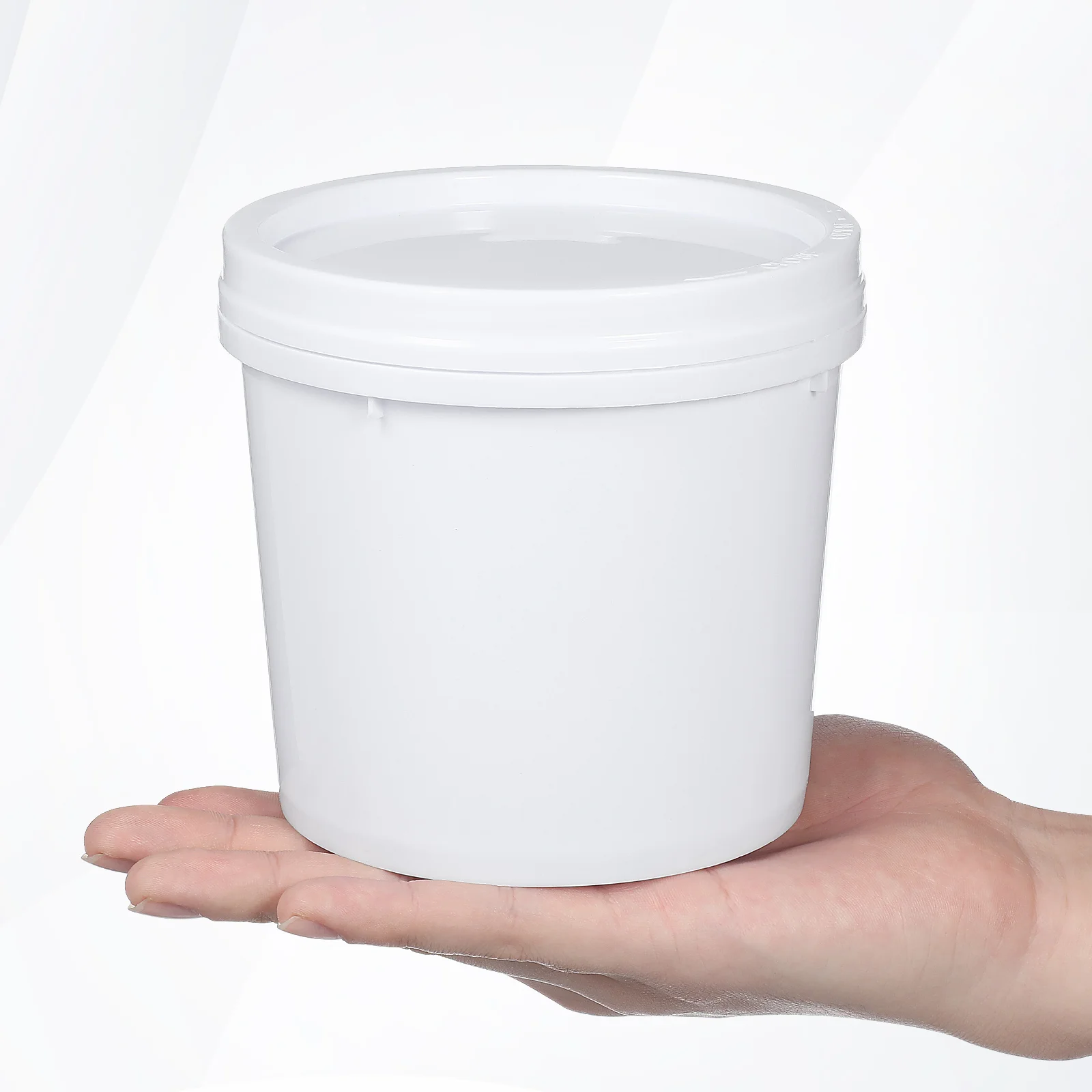 5 Pcs Plastic Barrel Small Bucket with Handle Buckets Multipurpose Wash Empty Beach Sand