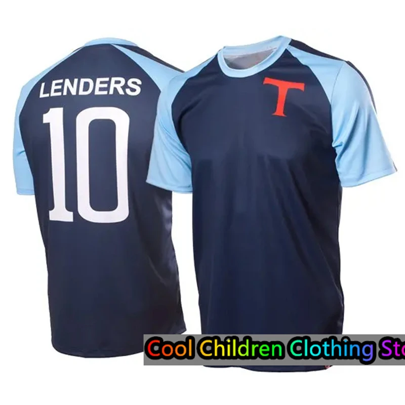 LENDERS Men's T-Shirts Umnber 10 Shirts Tsubasa Captain O-neck SPort Jersey ATTON  Short Sleeve T-Shirts For Kids And Adults