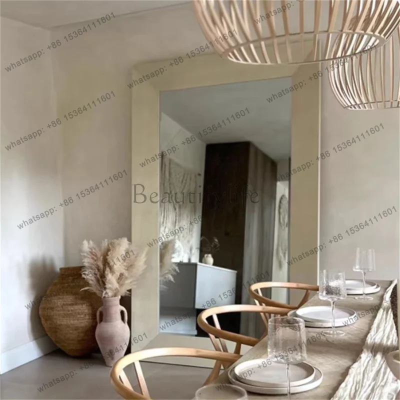 Square Barber Mirror Floor Funky Long Makeup Bedroom Shower Full Body Aesthetic Mirror Standing Vanity Espelhos