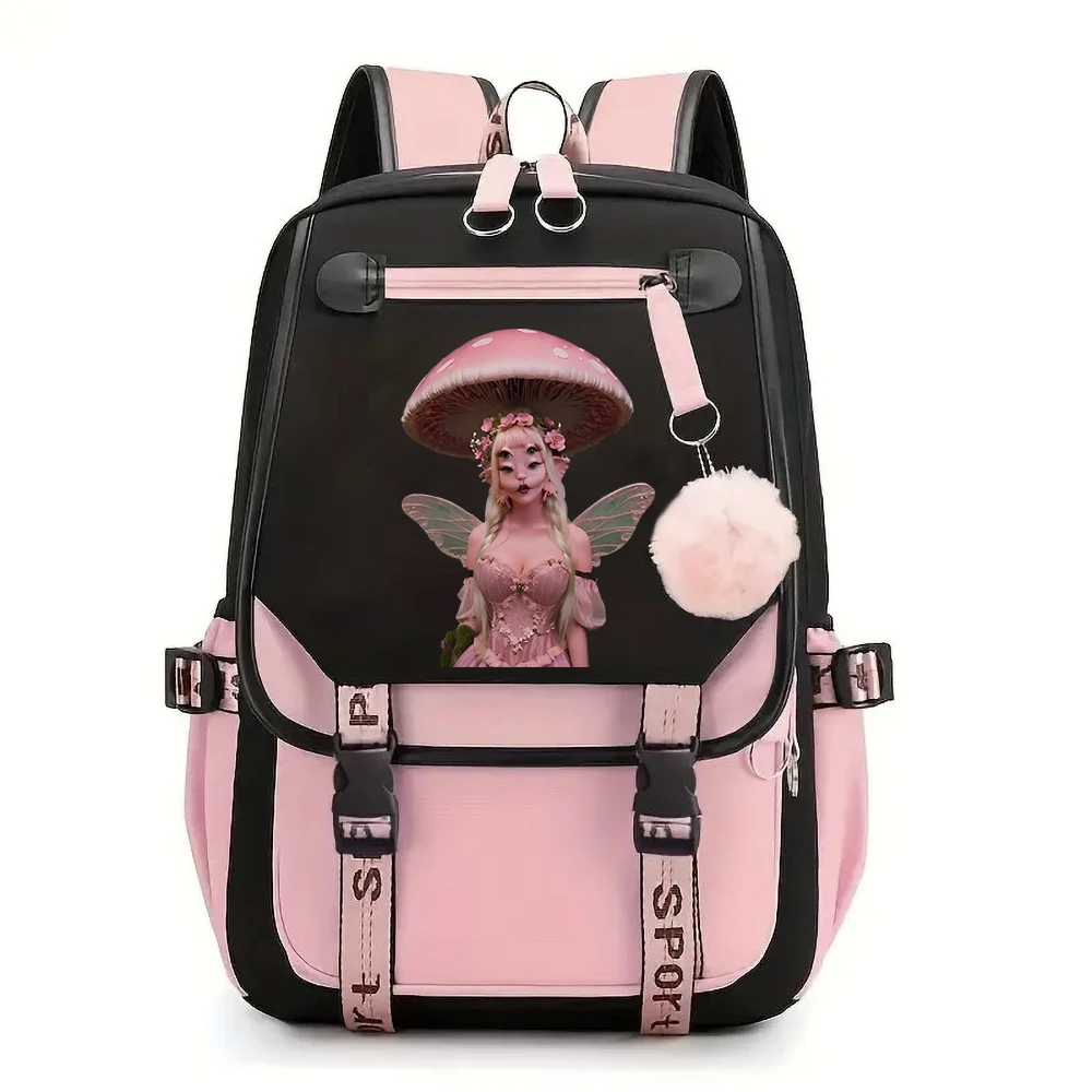 

Melanie Martinez The Trilogy Tour Backpack Women Girls Fashion Cry Baby Portals Album Backpacks for Fans Gift