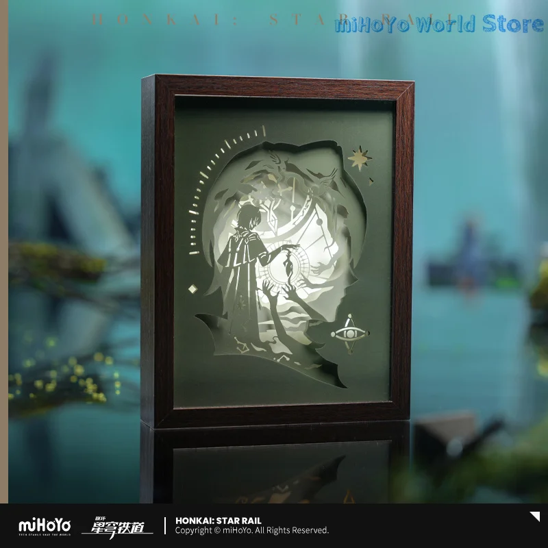 

Анакса вырезанная из бумаги лампа [оригинал] Honkai Star Rail Анакса тема мысли эксперимент орнамент косплей Doujin аксессуары подарки