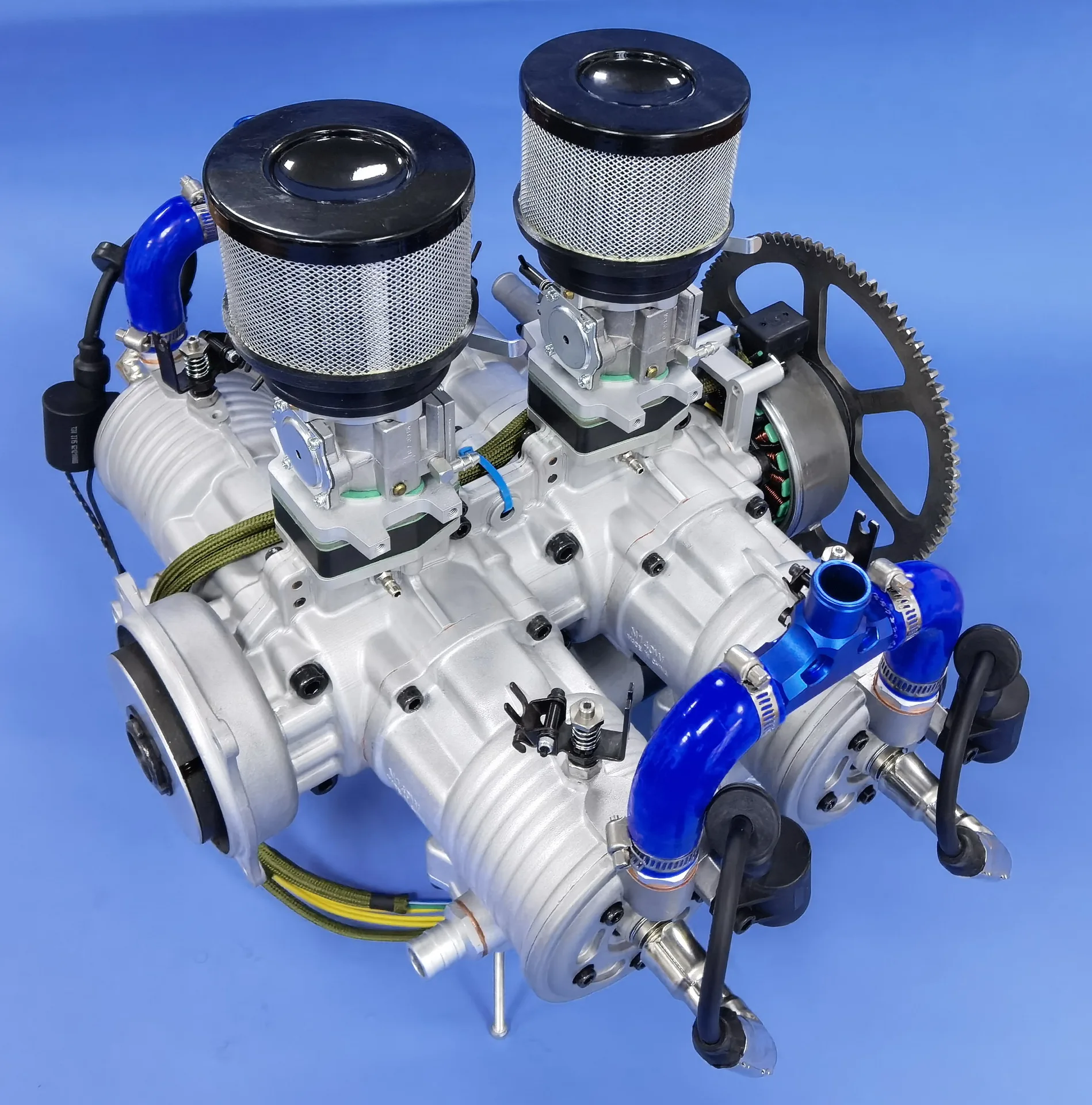 Aviation gasoline engine WGT550 four-cylinder horizontally opposed two-stroke gasoline engine