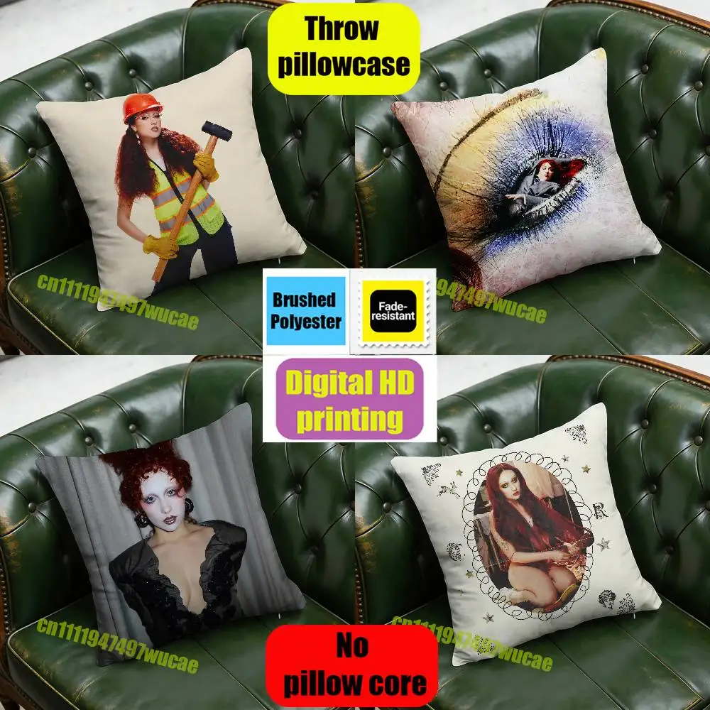 

For Singer C-Chappell Roan Throw Pillow Case 45x45cm Sofa Custom Square Pillowcase Cushion Cover
