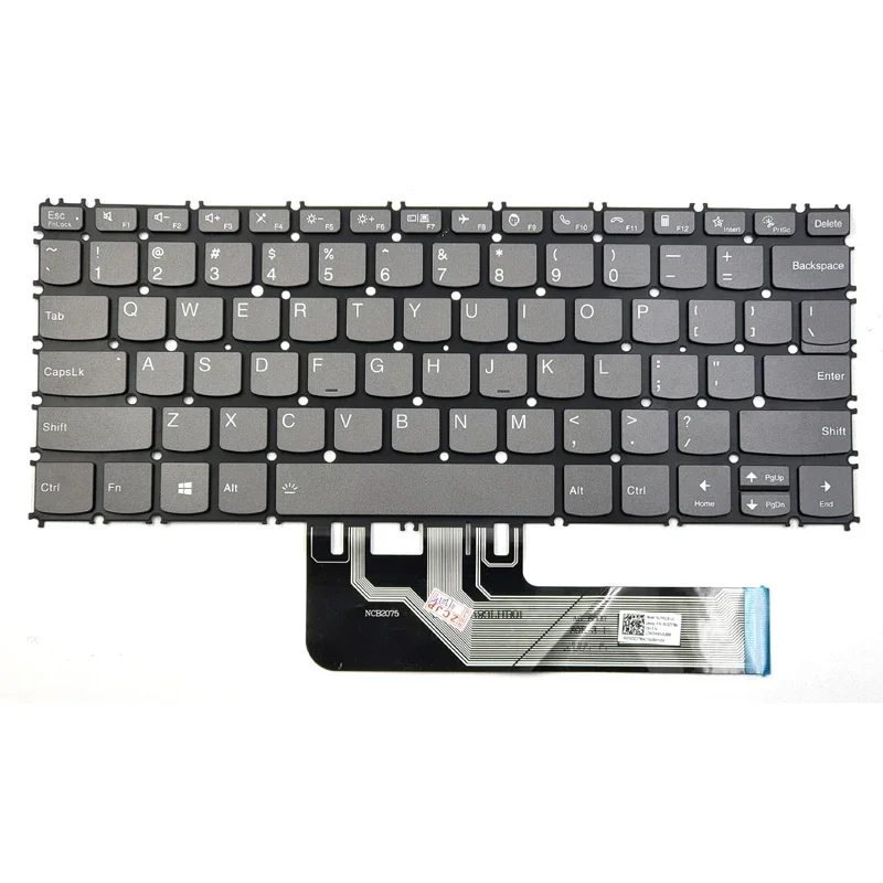 New For Lenovo ThinkBook 13s G2 ARE 13s G2 ITL Laptop Keyboard US Black With Backlit Without Frame