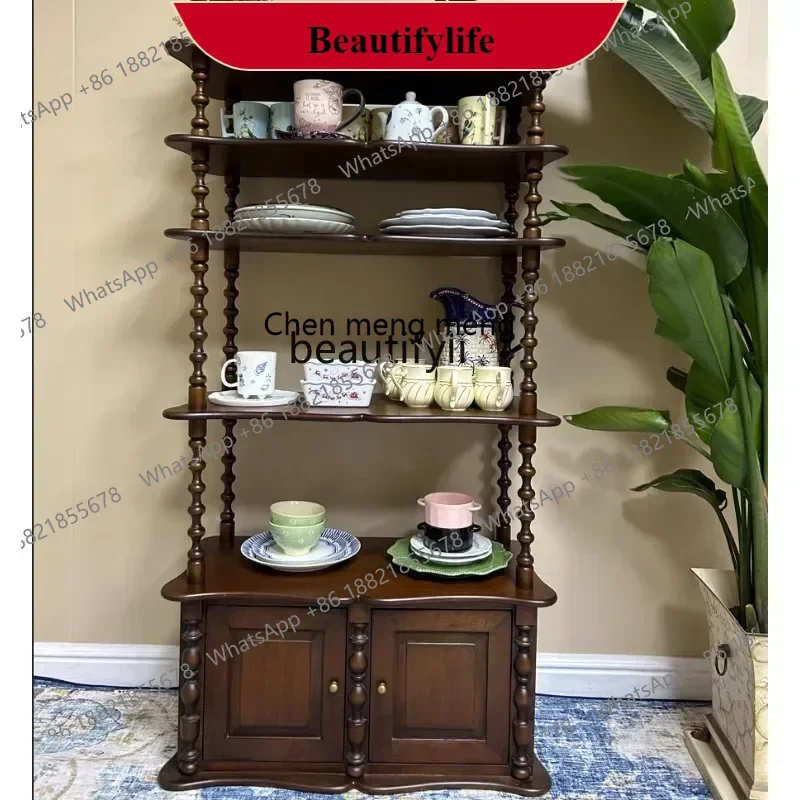 G153 S Mid-Ancient Storage Rack Plate Rack Bookshelf Cup Holder Storage Rack floating shelf  wall shelf  corner shelf bathroom s