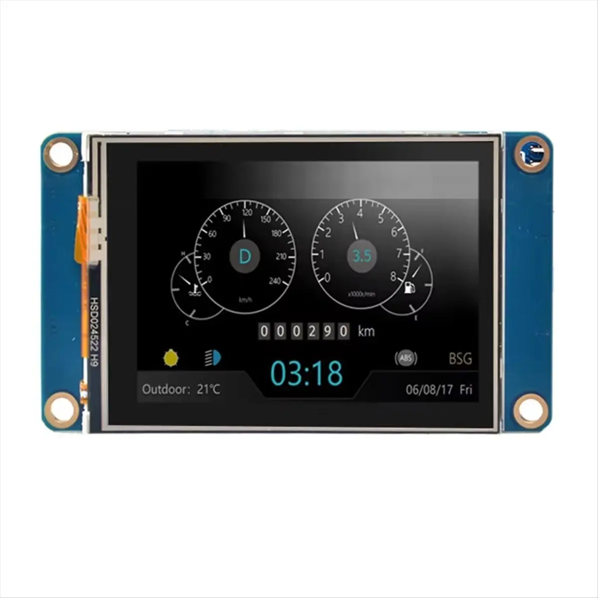 HU√◆ND NX3224T024 2.4inch HMI Touch Display Screen TFT Resistive LCD Basic Series Module for 4M Flash Full Color