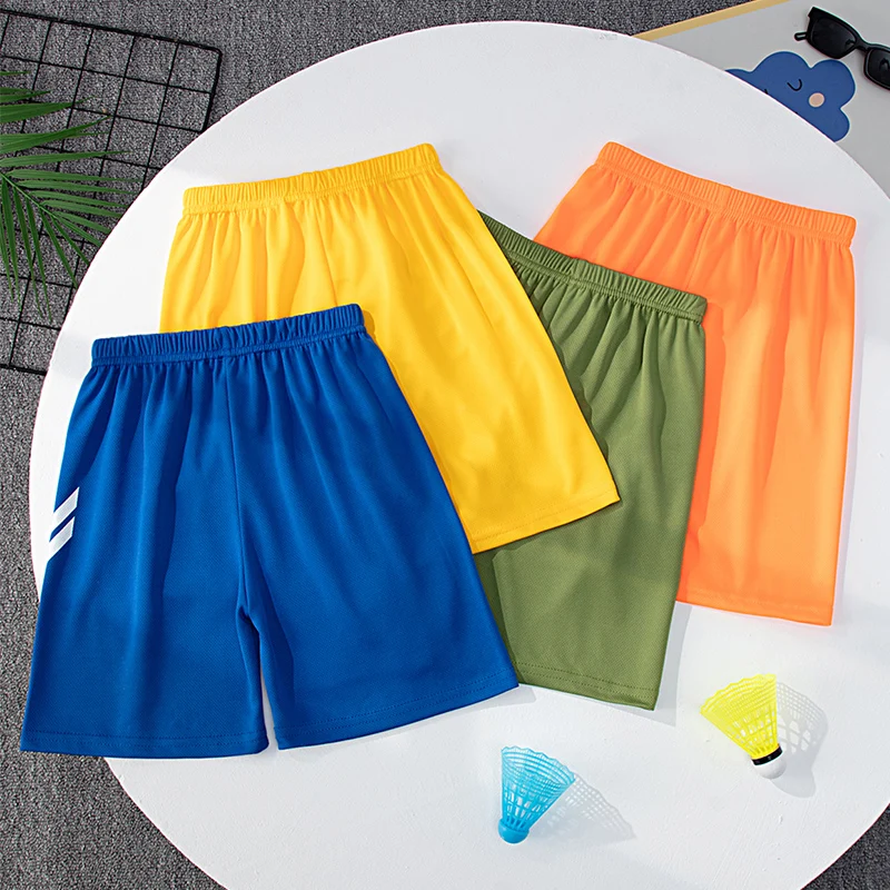 2/4-teiliger Sommer-Kinder-Mehrfarben-Kombination, schnell trocknender Sportanzug, kurzärmeliges T-Shirt für Jungen und Mädchen, vielseitige Shorts – Detail 23