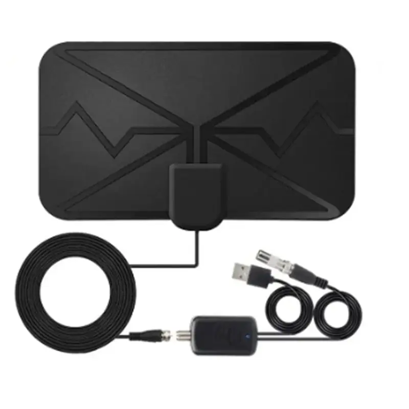 

A73E-1 Pcs European HD Indoor DVB-T Digital Antenna 4K Free TV Antenna Durable Easy Install Easy To Use