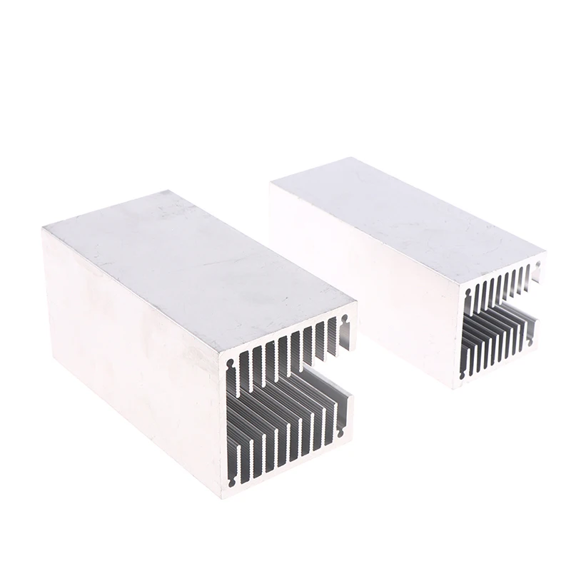 1PCS U-slot Triode High Power Aluminum Alloy Heatsink Heat Sink CPU Power Radiator 40/50MM Heat Sink CPU Power Radiator