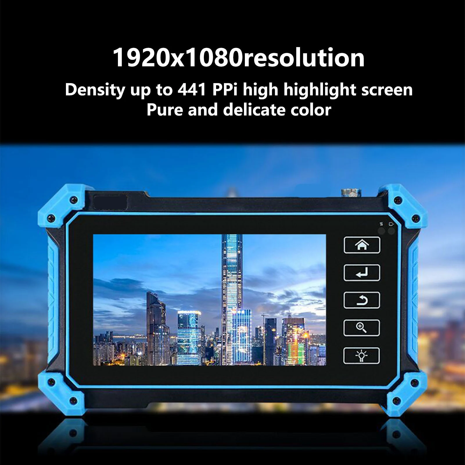 Tester kamer IP Bezpieczeństwo CCTV Monitor koncentryczny Narzędzie sieciowe Interfejs multimedialny wysokiej rozdzielczości Wejście VGA Tester CCTV Monitor