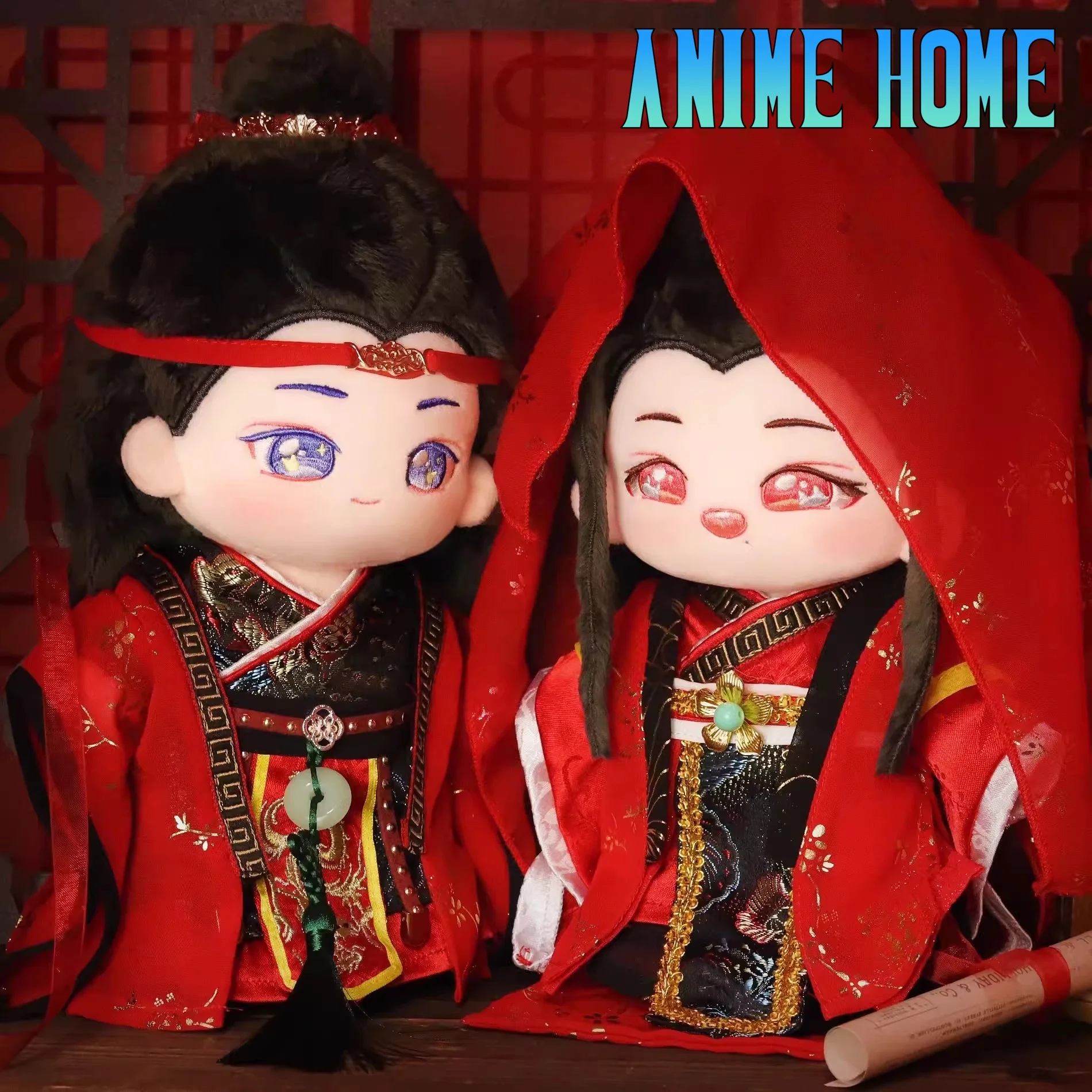 Original Women Men Wedding Ancient Customs Suit For 20cm Doll Toy Clothes Outfit Cosplay MDZS Gift G Cute