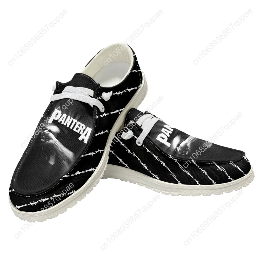 Pantera Metal Band Freizeitschuhe Rock Band Herren Damen Flacher Schuh Atmungsaktive Outdoor Leichte Schuhe Paar Maßgeschneiderter Schuh