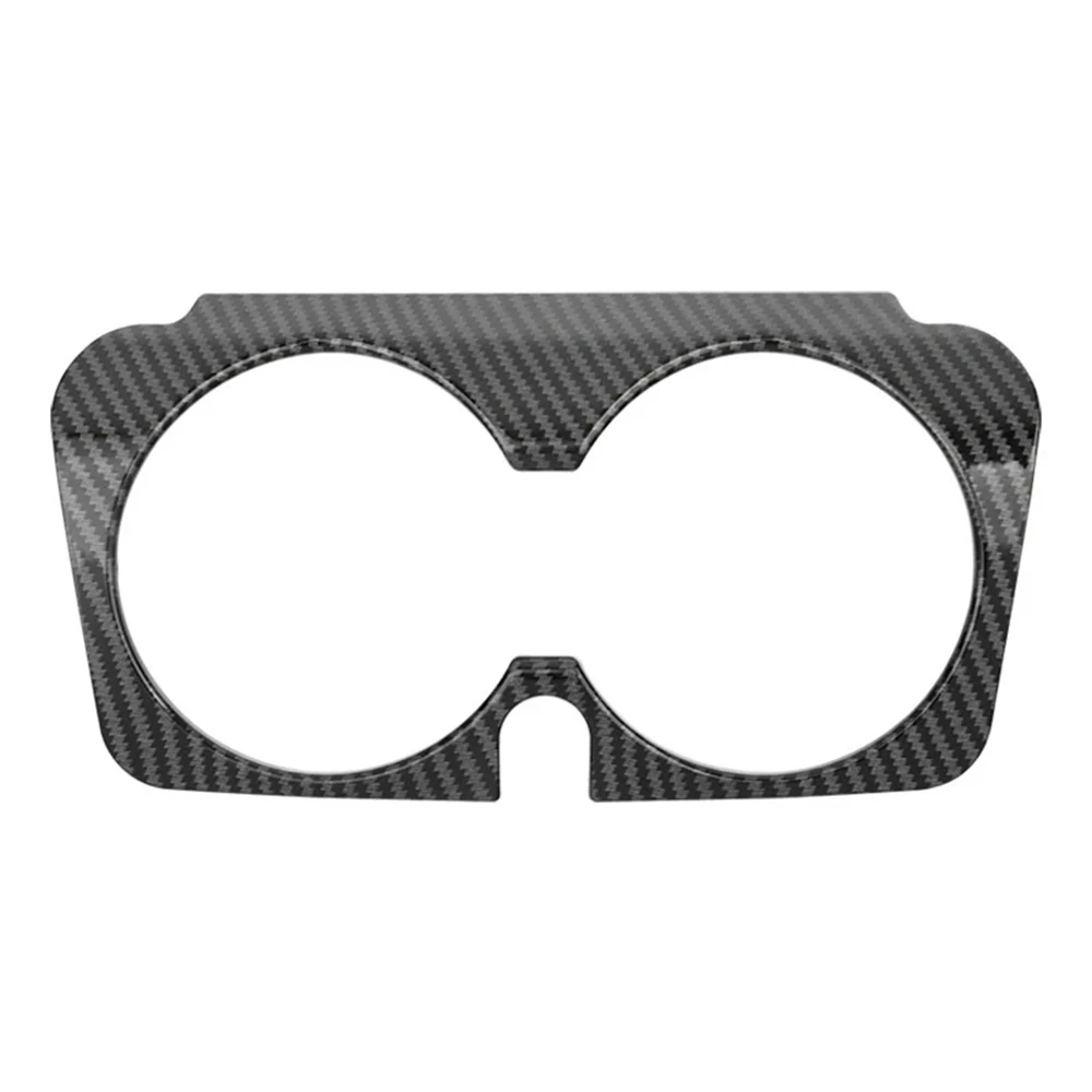 

​ABS For Mercedes Benz C E GLC Class W205 W213 X253 Car Carbon Fiber Texture Gear Shift Panel Water Cup Holder Frame Trim Cover