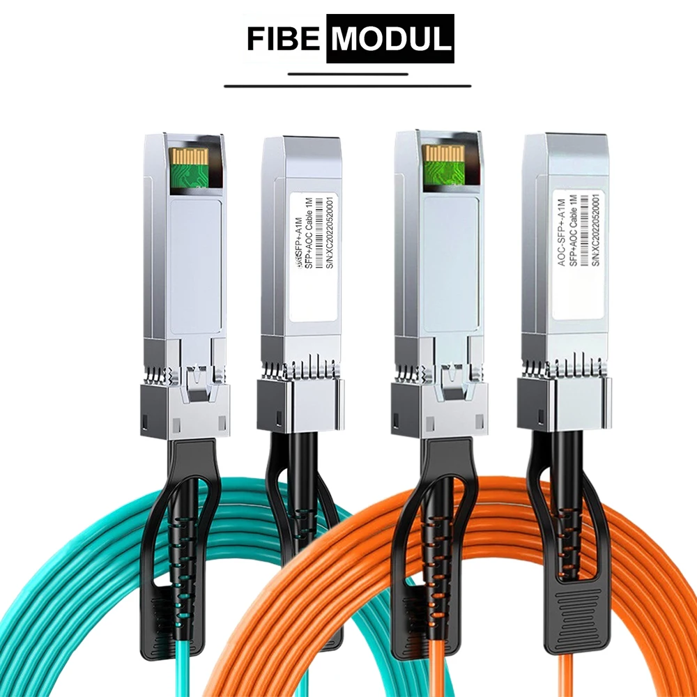 AOC Fiber Cable 10G SFP+ to SFP+ Active Optical SFP Cable OM2 3M/5M/7M/10M/20M LSZH for Cisco,MikroTik,Ubiquiti Etc Fiber Switch image 4
