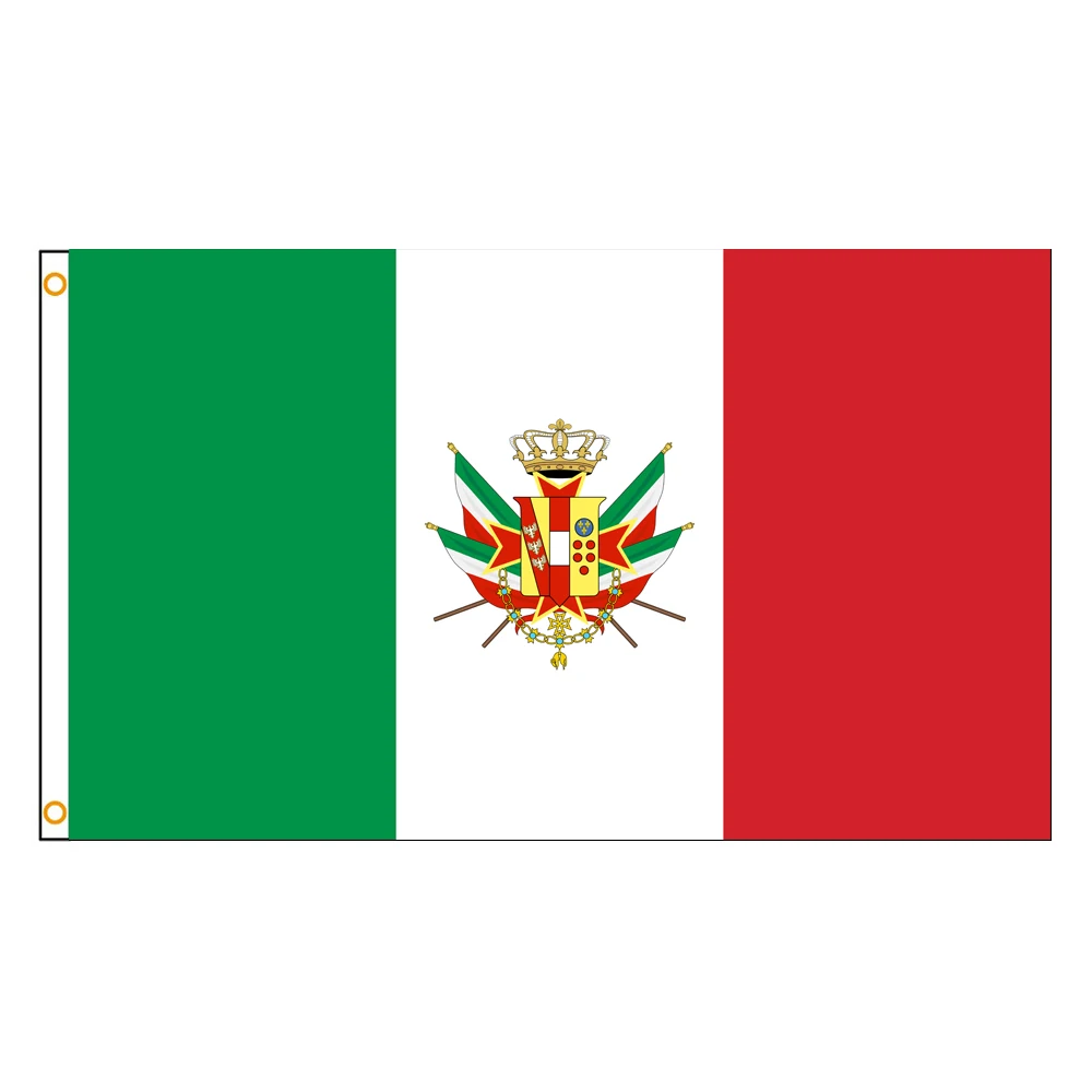 3x5 Ft Italian Historical Flag Flag Vivid Color and Fade proof Canvas Italy Flags Polyester with Brass Grommets 3 X 5 Ft