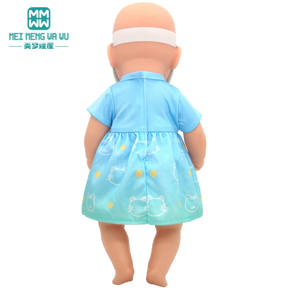 Mini Toys Doll Clothes 35cm 14inch Born Doll Fashion Blankets Dresses Onesies Suit Girl Gift