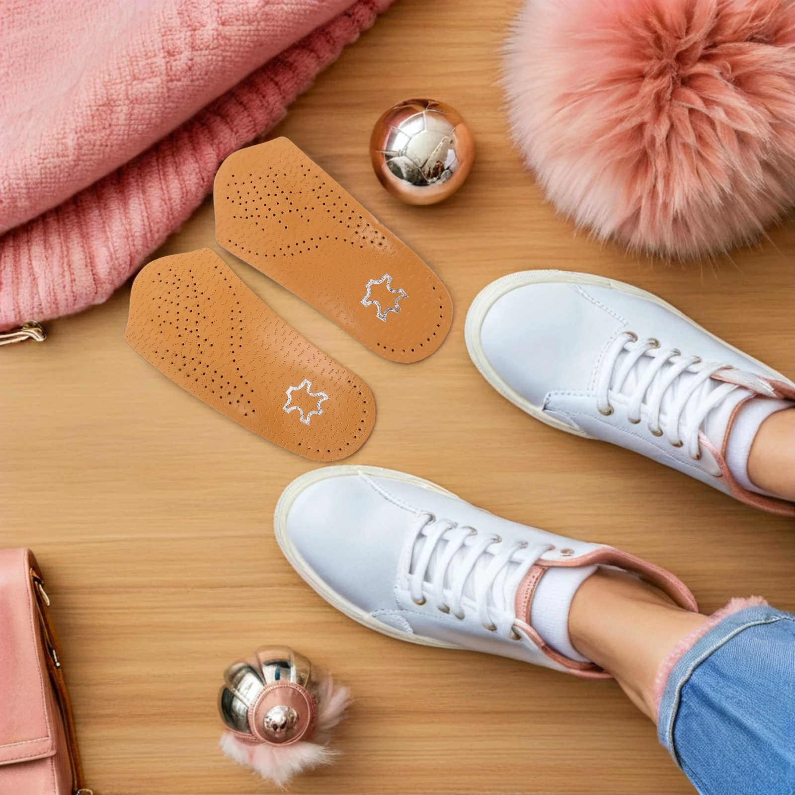 

2 Pairs Invisible Anti-Slip Shoe Insoles Arch Support Heel Cushion Inserts For Women Non-Skid Gel Pads For Heels Sandals Foot