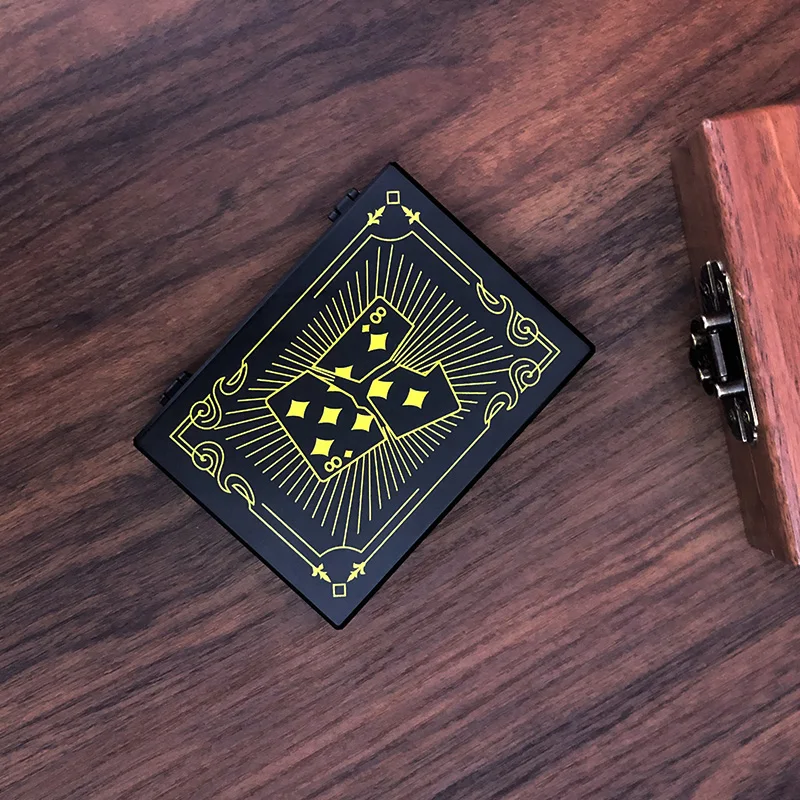 Überraschung hohe qualität Neue Version Karte Wiederherstellung Box Schwarz Geheimnisvolle Magie Box für Kinder Einfache Zaubertrick Spielzeug für Kinder pros