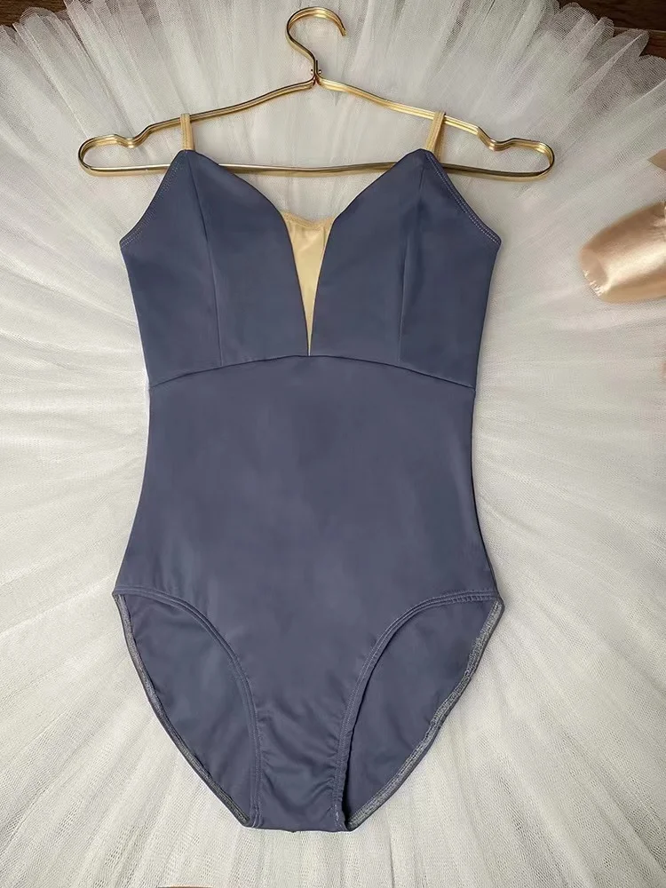 Ballett Overall Frauen hochwertige Tanz Trikot Erwachsenen ärmellose Ballett Tanz Praxis Anzug neue Yoga-Kleidung – Detail 5