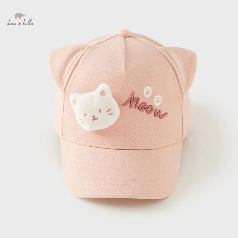 Dave Bella Pink Baseball Sun Hats For Children Cute Hats Outdoor Sun Protection Sports Girls Spring Autumn Hat DB3242754