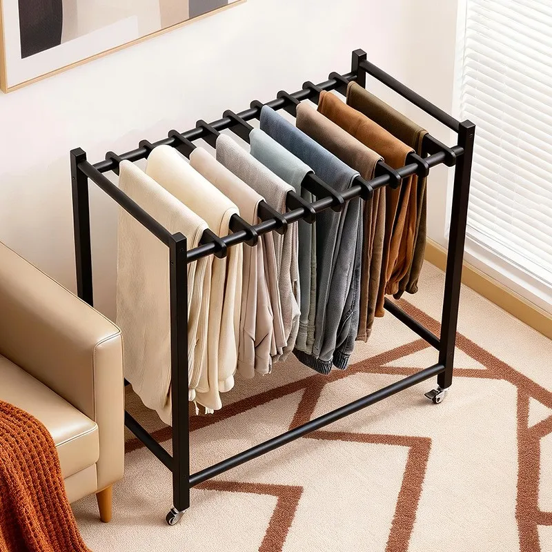 Clothes Rack Hangers Furniture Living Room Coats Stand Movable Pants Rack Organizer Clothing Perchero Percheros Perchas Pared