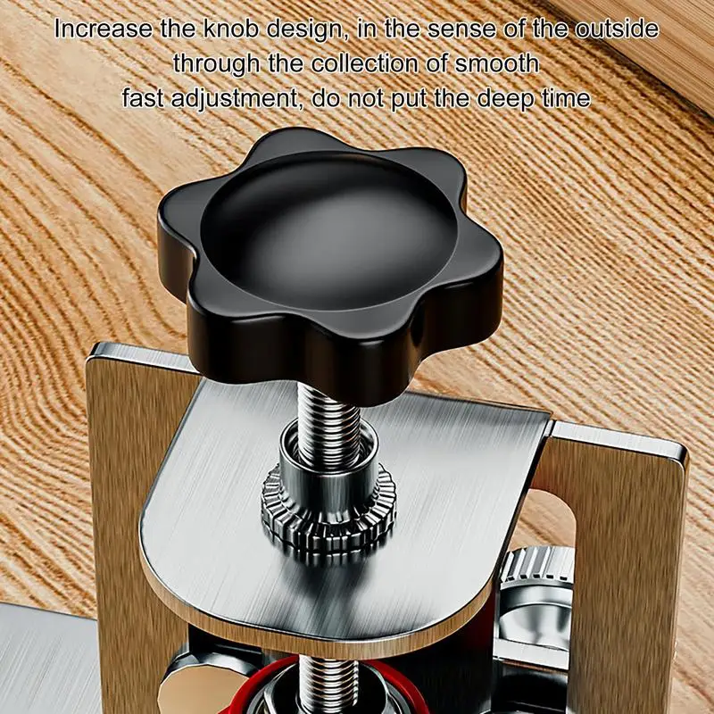 Cabinet Door Manual Installation Clamp Tool Enlarged Knob Hardware Jig Precision Cabinet Installation Tool Smooth Rotation