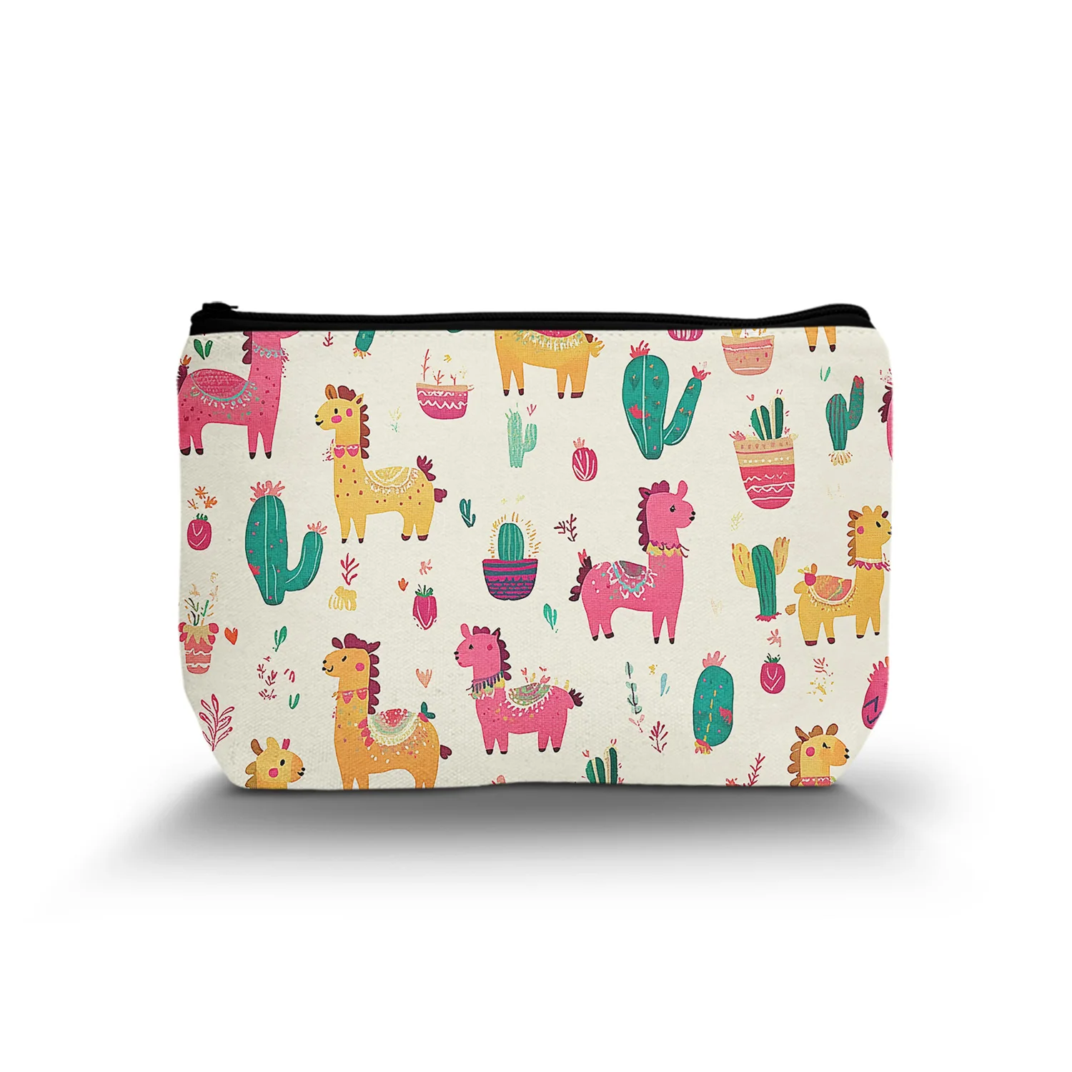 1 Pc Llama Gifts Makeup Bag Llama Stuff Decor Animal Lover Gifts For Female Llama Lovers Colleagues Graduation Beach