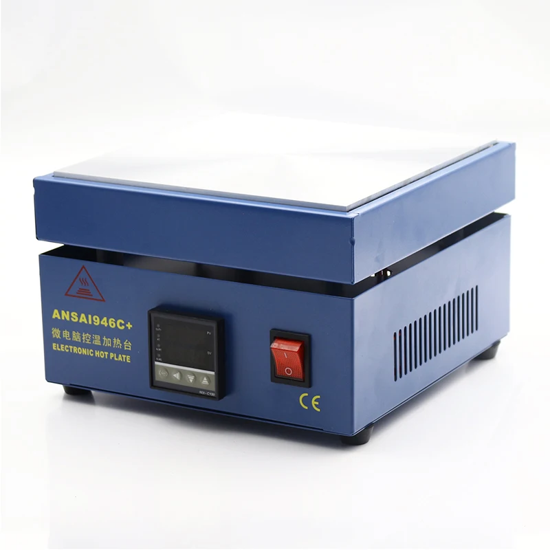 946C Electronic Hot Plate LCD Digital Display Preheating Station for PCB SMD heating phone LCD touch screen separate