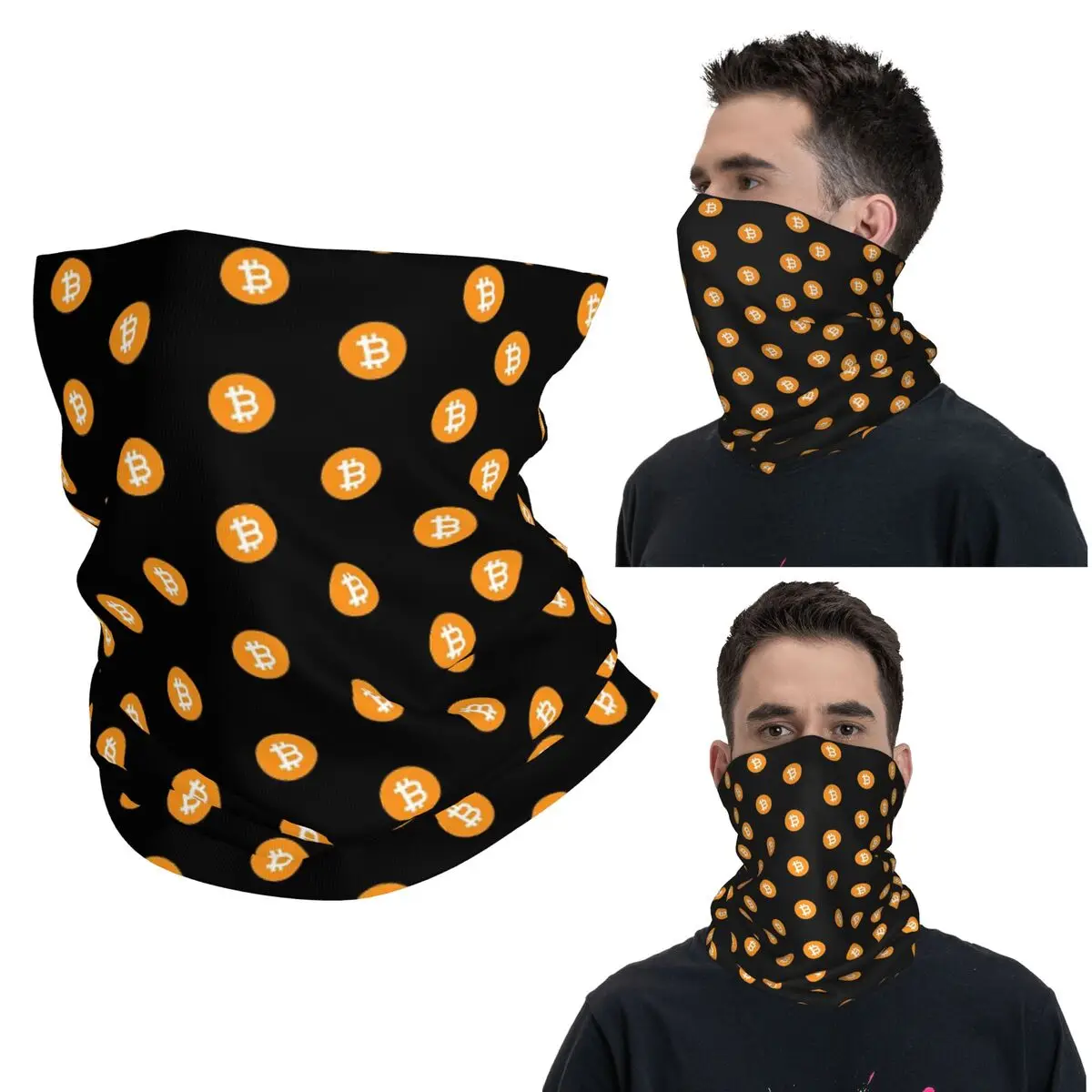 

Биткойн криптовалюта бандана шеи гетры с принтом волшебный шарф теплая маска для лица бег для мужчин женщин взрослых дышащая