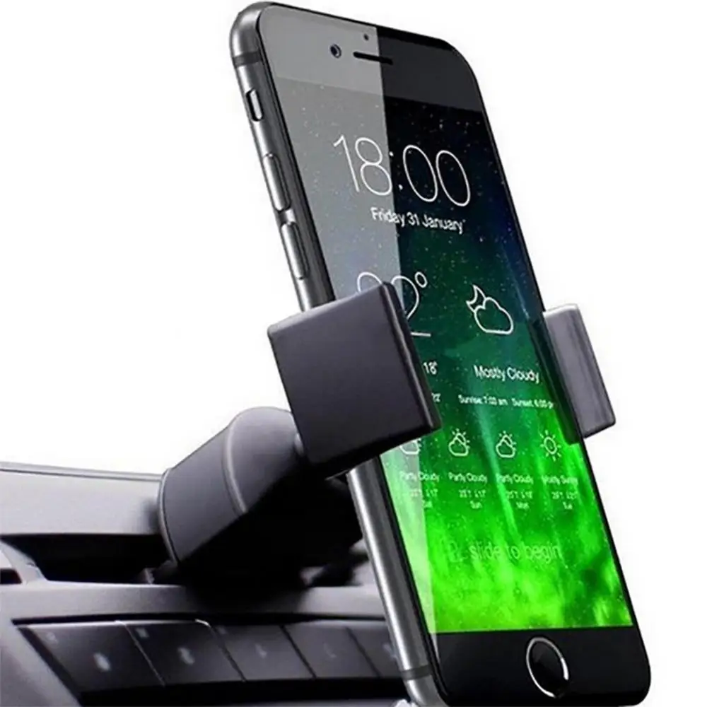 Universal Car Phone Holder 360 Degree Rotation Auto Dashboard Mobile Phone Stand Holder Clip Mount Car Steering Wheel image 4