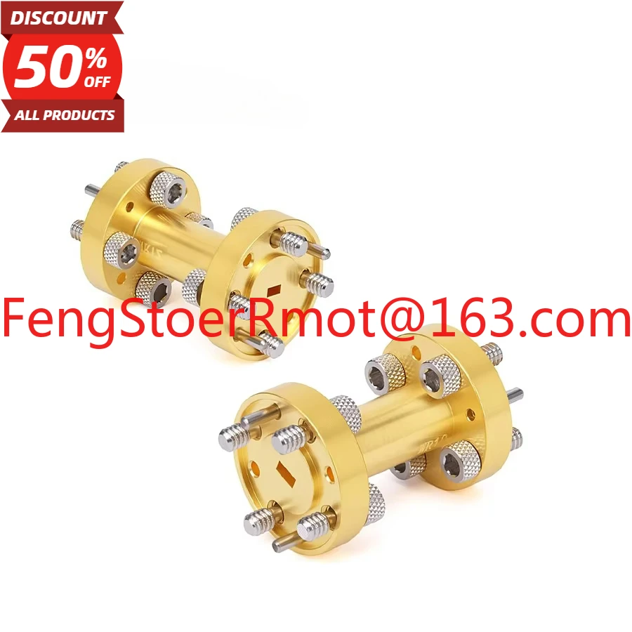 WR-12 WR-10 Straight Waveguide Adapter UG-387/U Flange 75-90GHz Coaxial Telecommunications Component 50 Ohm