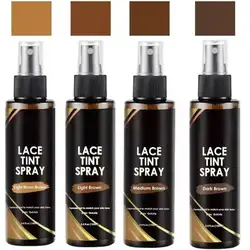 100ml Melting Spray for Lace Wigs Lace Tint Spray Waterproof Lace Frontal Spray Lace Spray Lace Front Dye Dries Quickly