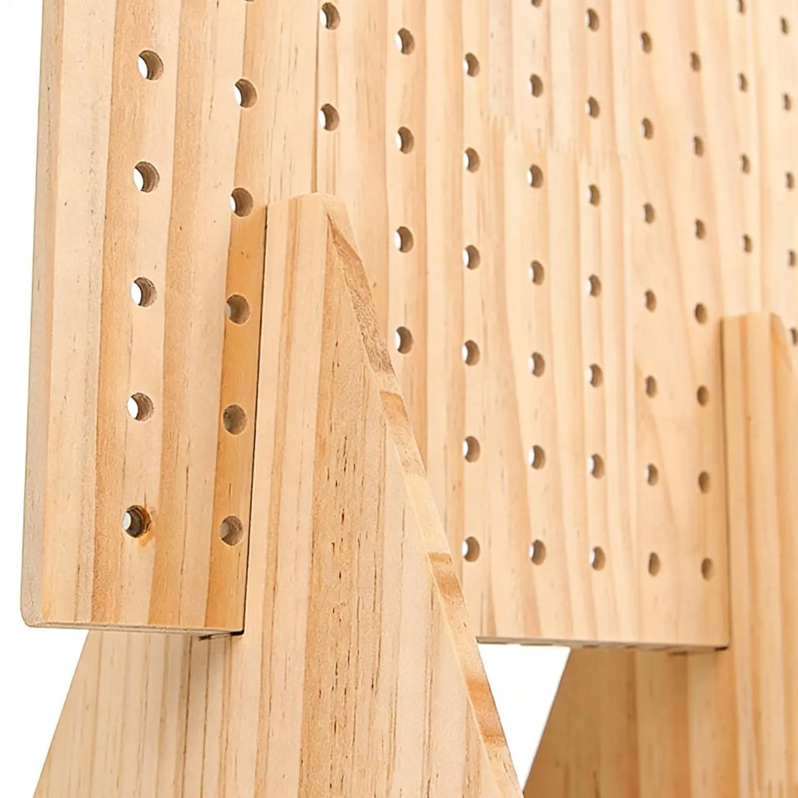 Peg Board Display Stand Heavy-Duty Tabletop Organizer Jewelry Display Table Pegboard Shelf For Craft Show Retail Store Booth Art