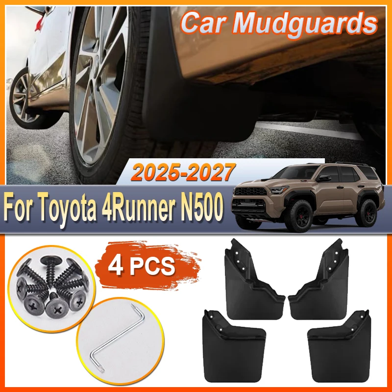 

Для Toyota 4Runner N500 MK6 2025 2026 2027: Брызговики, Защита от брызг, Аксессуары для защиты от грязи
