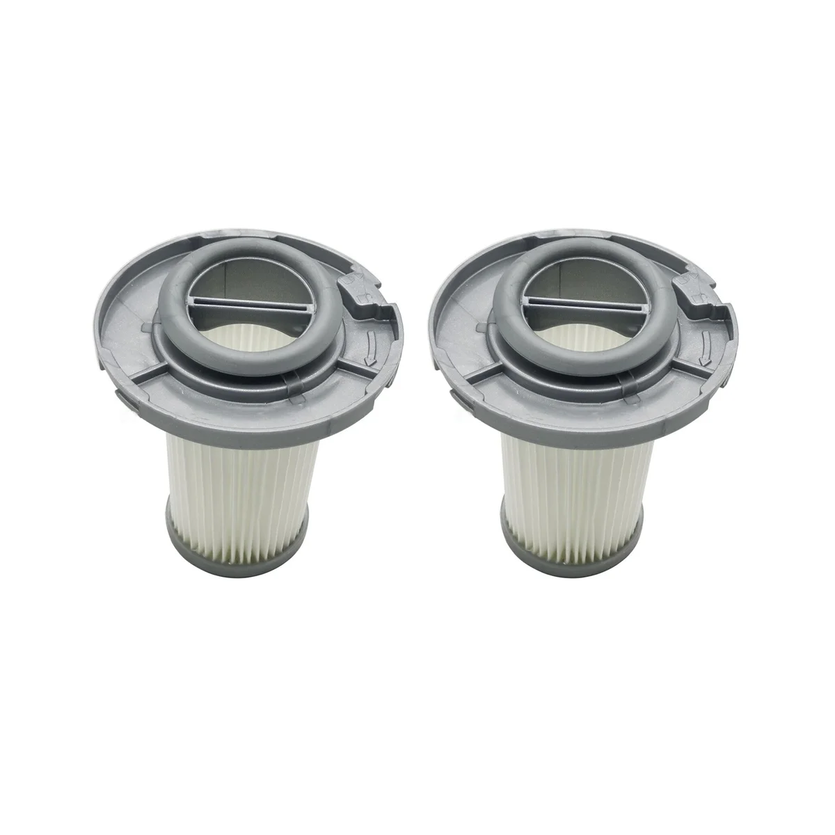 แผ่นกรอง HEPA สำหรับ ZR009006 ZR009005ไส้กรอง X-Force Flex 8.60อะไหล่เครื่องดูดฝุ่นไร้สาย2ชิ้น