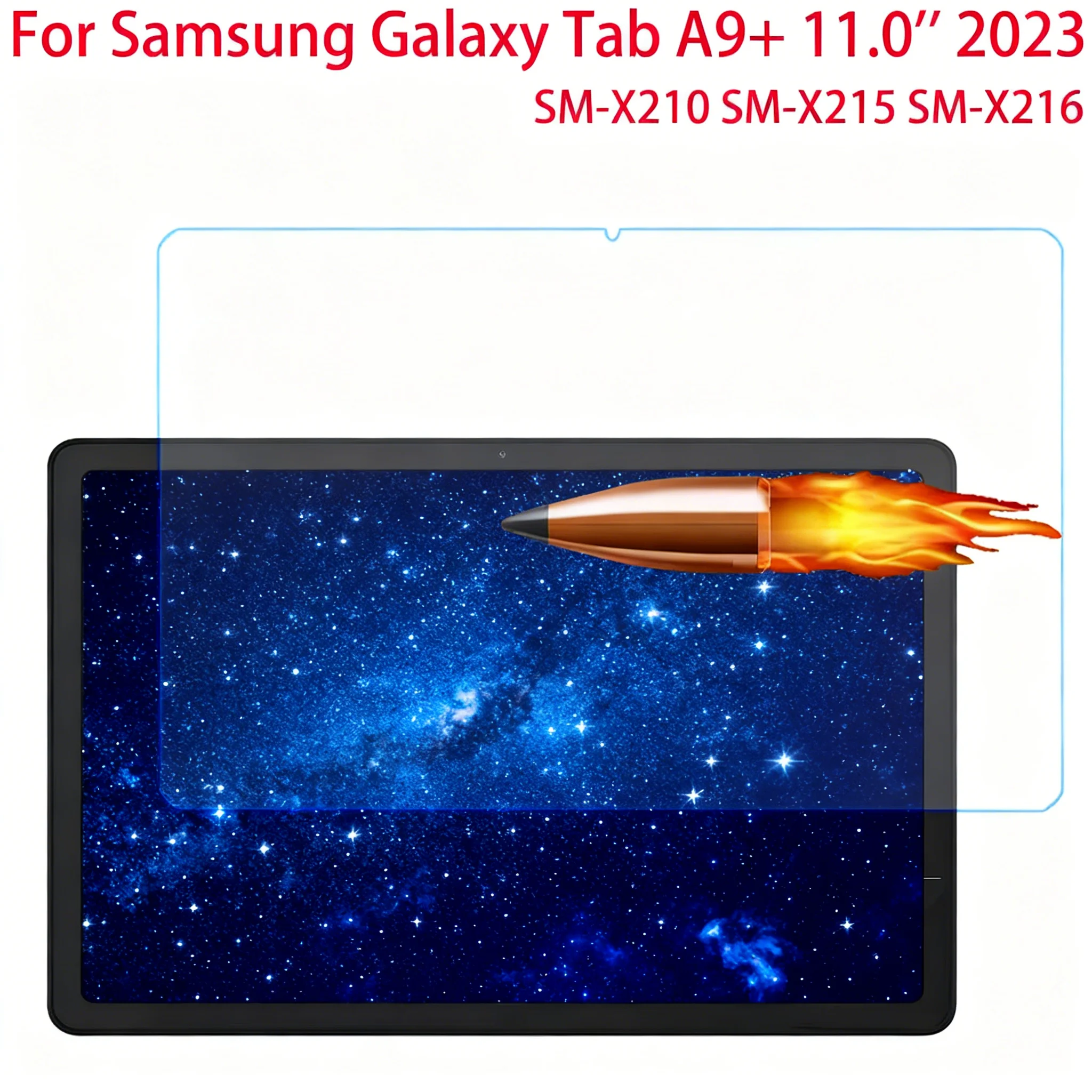 

9H Tempered Glass Screen Protector For Samsung Galaxy Tab А9+ Plus 11 inch 2023 Tablet Protective Film For A9+ SM-X210 X215 X216