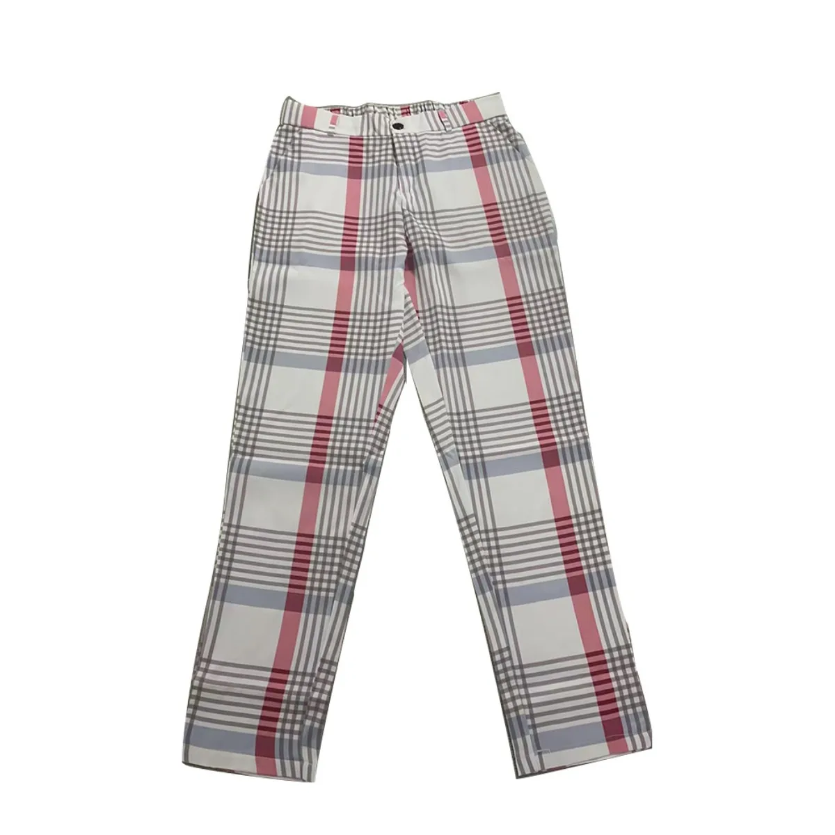 Men's 2025 Plaid Stripe Pants Casual Trousers Plus Size  Elastic Waist Comfort Fit Loose Fit Streetwear trousers