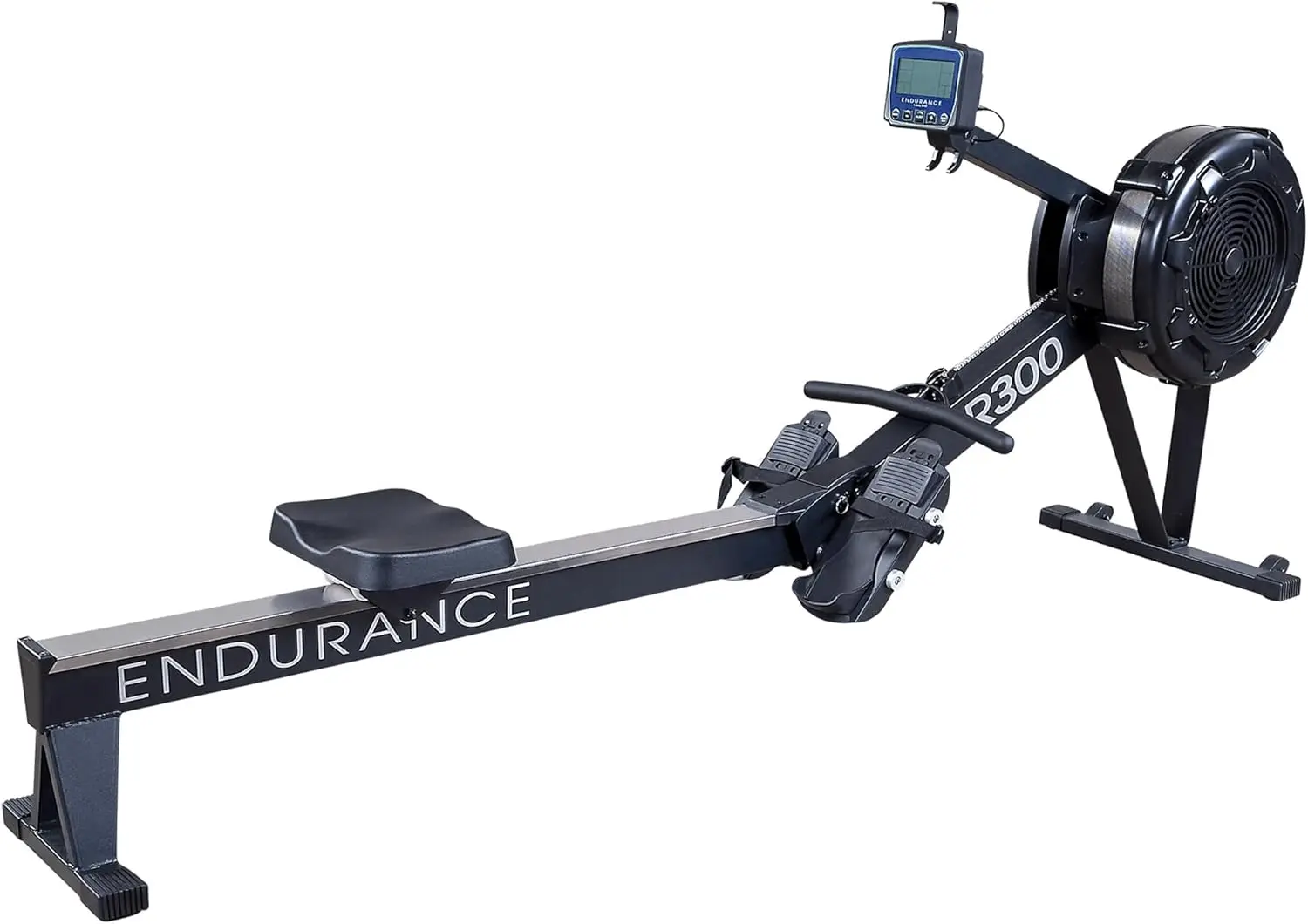 Endurance (R300) Air Resistance Indoor Rower - Cardio & Total Body Workout Machine with Self-Generating Power