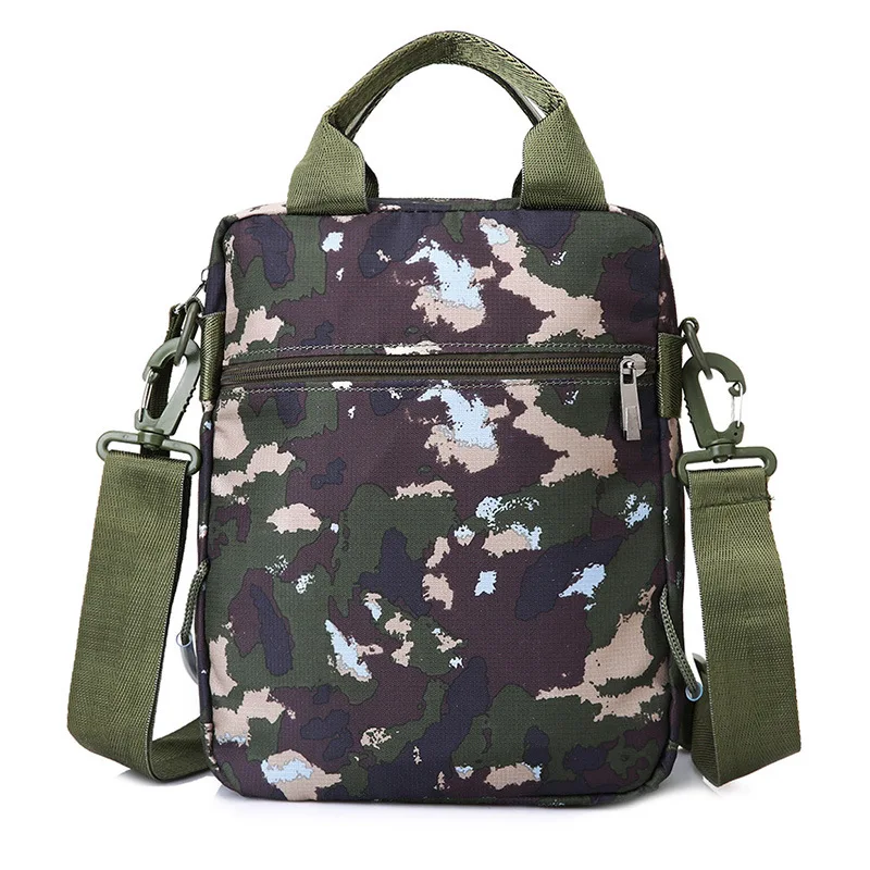 Borsa a tracolla Casual da viaggio sportiva impermeabile all'aperto per uomo borsa a tracolla portatile Camo Fashion zaino Design multifunzionale