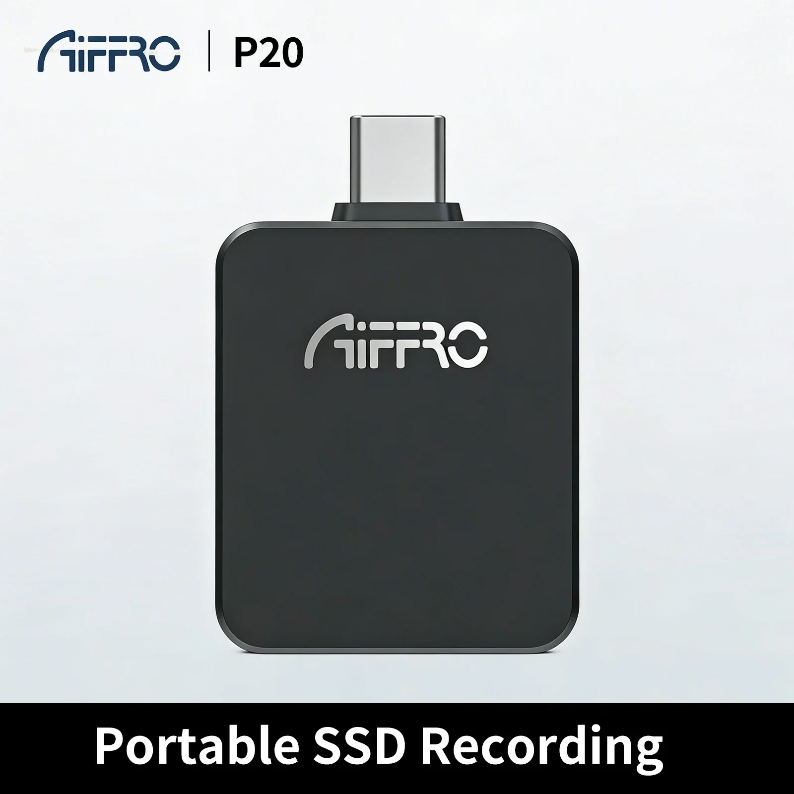 

Портативный SSD Aiffro P20 Mini, 10 Гбит/с, высокоскоростной внешний твердотельный накопитель, ультратонкий и компактный внешний накопитель для ноутбуков, ПК и Mac