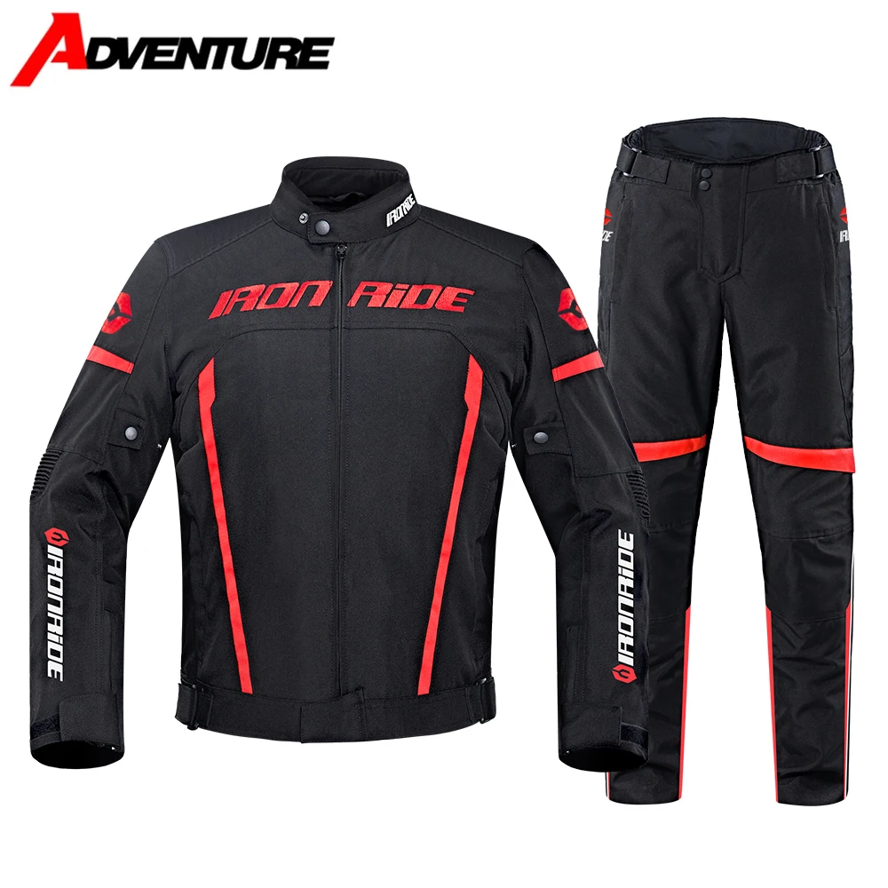 

Motorcycle Riding Jacket Men's Four Season Warm Motorcycle Jacket Autumn And Winter Breathable Rainproof Motorcycle Pants