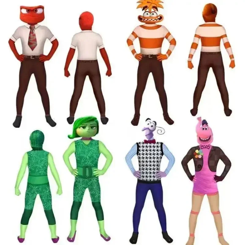 

ABC123CosplayNew 2023 Children's Cross-Border Skirt, Inside Out, 2 Anger, Cosplay, Solid Color3'd,5;h.9/