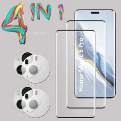 3D Tempered Glass For Honor Magic 6 5 4 Pro Screen Protector Camera Lens Film Honor Magic 6 5 4 Lite Glass Protective