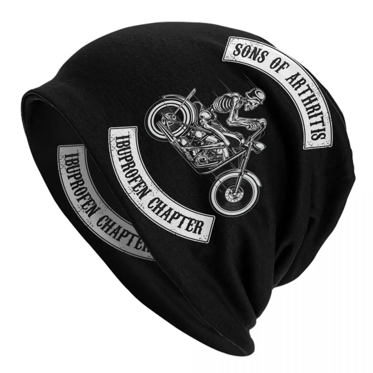 Sons Of Anarchy Chapter Funny Biker Skull Skullies Beanies Hat TV Series Spring Men Women Outdoor Caps Warm  Bonnet Knitted Hat