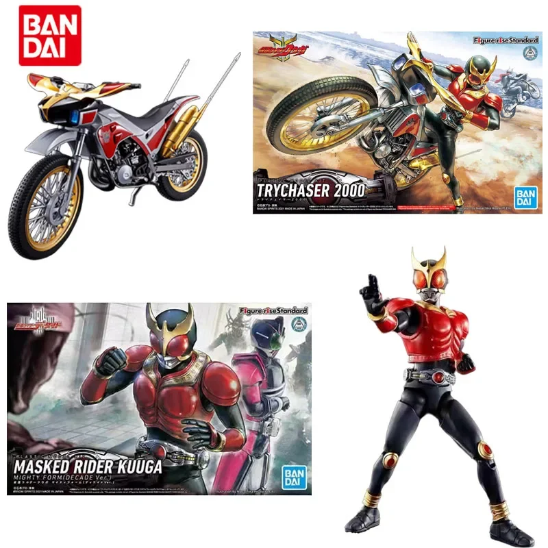 

Bandai Genuine Figure-rise Kamen Rider Action Anime Figure Masked Rider Kuuga Assemble Toy for Boys Girls Gift Collectible Model